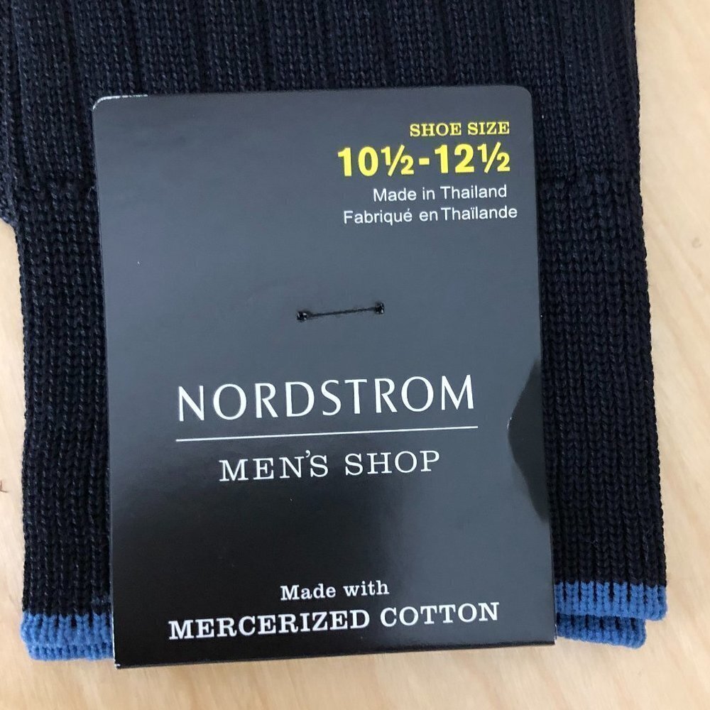 Nordstrom The Men's Shop Mercerized Cotton Crew Socks - NWT's - Picture 2 of 5